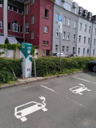 Öffentliche Ladesäule Parkplatz Rosengasse