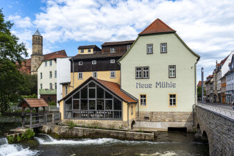 Außenansicht der Neue Mühle Technisches Denkmal und Museum