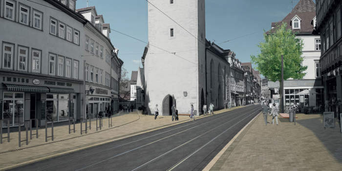 Neugestaltung Marktstraße | Erfurt.de