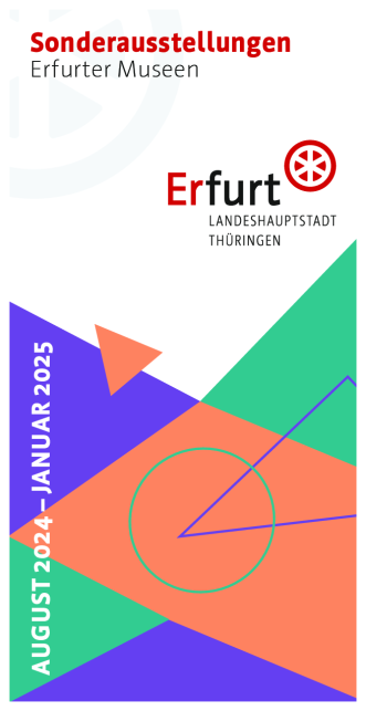 Broschüre mit den Sonderausstellungen der Erfurter Museen