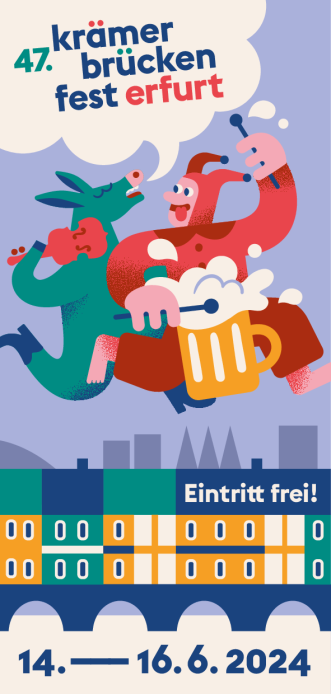 Informationen zum Krämerbrückenfest 2024. Veranstaltungsorte, Programm und weitere Informationen
